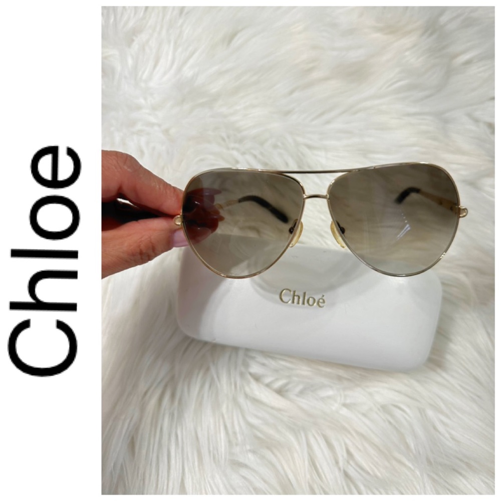 CHLOE AVIATOR SUNGLASSES